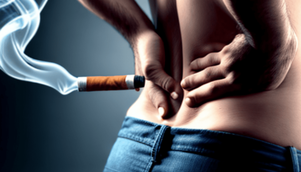 Nicotina poate amplifica durerile de spate