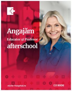 Educator și Profesor Afterschool 1 - Spitale si Policlinici Elytis Angajare profesor - Spitale si Policlinici Elytis