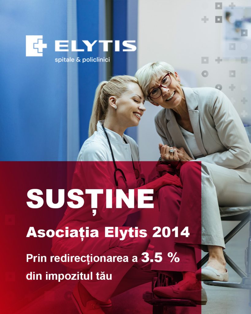 Susține Asociația Elytis 2014 prin redirecționarea a 3.5% din impozitul tău: un gest simplu, cu impact real