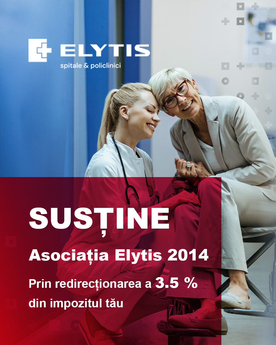 Susține Asociația Elytis 2014 prin redirecționarea a 3.5% din impozitul tău: un gest simplu, cu impact real 1 - Spitale si Policlinici Elytis Susține Asociația Elytis 2014 prin redirecționarea a 3.5% din impozitul tău: un gest simplu, cu impact real